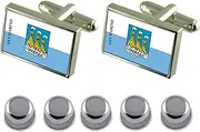 [Select Gifts] Shirt Dress Studs San Marino City San Marino Flag Cufflinks