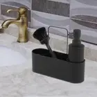 Soap Dispenser with Sponge Holder Portable for Organizer Bathroom Office