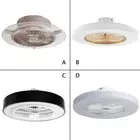 TCFUNDY LED Ceiling Fan Light Phone & Remote Control Bedroom Ceiling Fan Lamps