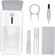 TEHAUX 2Sets Electronic Cleaning Kit with Brush and Spray Bottle Cap Puller and Cleaning Pen for Headphones Keyboards Phones and Monitors Efficient Dust