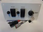 WELLCRAFT 360 ALUMINUM IGNITION & SWITCH PANEL OFF WHITE 8" X 4" MARINE BOAT