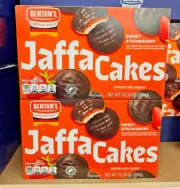 Benton’s Jaffa Cakes Zingy Strawberry 10.58oz 300g (2 Boxes)