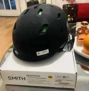 Smith Quantum Mips Snow Helmet, Medium , Black; New in Box
