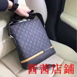 KF二手/GUCCI/古馳男士經典休閒郵差包側背包斜背包單肩斜挎包男包包 休閒包 單肩包 斜挎包 斜背包24212