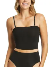 [Ambra] Powerlite Longline Bandeau in Black