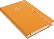 HONMEET 2025 Schedule Portable Academic Planner Weekly Planner Study Planner Daily Weekly Monthly Planner Daily Planner Notebook Planner for School Planner Journal Organizer Paper Orange