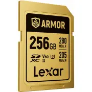 Lexar Professional ARMOR GOLD PRO 256GB SDXC UHS-II Card