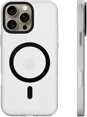 Jarttarn High End Magnetic Suction Case Compatible with iPhone 16 Pro 2024 Frosted Without Fingerprints Cover for iPhone 16 Pro (White)