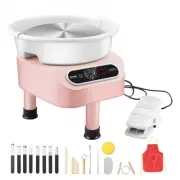 Electric For Pottery Wheel 11 Inch Foot Pedal LCD Touch Screen Ceramic For DIY