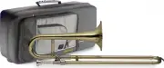 LV-TR4905 Bb Slide Trumpet with Soft Case,Gold,Silver