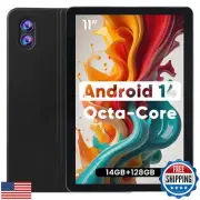 Android Tablet 11 inch 14(6+8)GB RAM 128GB ROM Octa-Core Processor, Large Scr