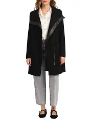 [Marcs] Sophie Felted Wool Coat in Black