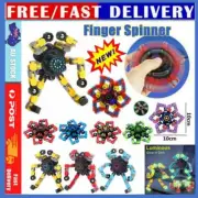 Fidget Spinner Transformable Chain Robot Fingertip Gyro Stress Relief XMAS ToGV
