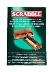 Scrabble Deluxe Wooden Scoring Racks