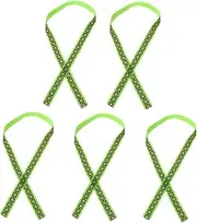 COMNESTBI 5pcs Reflective Tape Helmet Decoration Ribbon for Balance Bike Practical Streamer for Unisex Design for Cycling Safety at Night