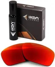 Polarized IKON Iridium Replacement Lenses For Oakley Dispatch 1 +Red Mirror
