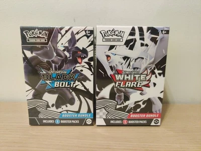 Pokemon TCG Black Bolt & White Flare Booster Bundle Set of 2