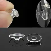 Eyeglasses Nose Pads,Push-in Glasses Nosepads,13mm Soft Silicone Nose Pieces/Nose Guards Replacement for Silhouette Frame/Marchon Air Frames/Rimless Eyewear Frame