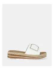 [Novo Shoes] Brave Slides in White