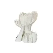 MELTED GIRL Planter Succulent Plant Flower Pot Resin Container with Drain Holes