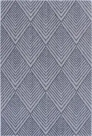 Naka Charcoal Geometric Flatweave Rug
