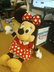 Minnie Mouse Mini Bean Bag Plush Disney Store 9" NEW