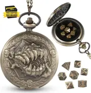D&D Dice Set,7Pcs Metal Dice Set for Dungeons and Dragons,Mini Dice Set with Poc