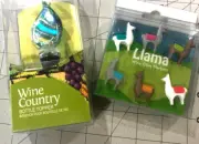 Glass LS Arts Bottle Stopper & Llama Wine Glass Markers Set Of 6 World Market
