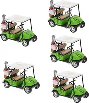 OHPHCALL Golf Cart Model Golf Balls Toys Car Decor Statue Simple Golf Cart Decor Simple Golf Cart Figurine Bedroom Golf Cart Decor Realistic Model Tabletop Golf Cart Ornament Plastic