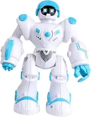 Kisangel Remote Control Robot Toys for Children Flashing Robot Lights Toddler Toy Boys and Girls