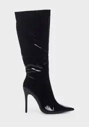 [Public Desire] Horizon Patent Knee High Boots