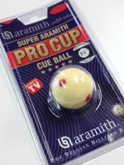 REAL Aramith Pro Cup MEASLE Spot White ball 1 & 7/8" inch THE one on TV