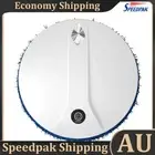 Wet Dry Sweeping Robot Mopping Machine Low Noise for Floor Carpet (White) AU