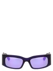 [Balenciaga] Balenciaga-Paper Rectangle Occhiali Da Sole Viola-Donna OS