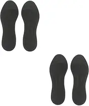 Minkissy 2pcs Absorbent Orthotic Insoles for Plantar Liquid Filled Inserts for Foot Ankle Support (size)
