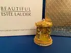 ESTEE LAUDER CUPID'S GARDEN SOLID COMPACT w/ BEAUTIFUL PERFUME