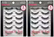 2 Pack Ardell False Eyelashes Demi Wispies Black (6 pairs per pack)