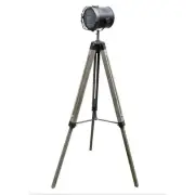 New Oriental Lucy Classic Vintage Wooden Height Adjustable Tripod Floor Floor La