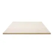 NNEDSZ Bedding Pure Natural Latex Mattress Topper 7 Zone 5cm Double