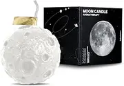 Scented Candle- Moon Surface Design Scented Soy Blend Candle, Scented Candles for Home Decor and Aromatherapy (Freesia)