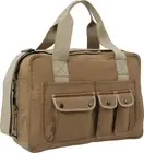 Canvas Army Tool Bag Two Tone Style Large Carry Bag with Shoulder Strap