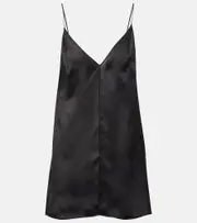 [Khaite] Khaite Talsie silk organza top AU 16 black