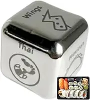 Food Dice,Couples Decision Dice Date Night Games - Him Her Date Night Idea Romantic Meal Food Decider for New Year Valentine's Day