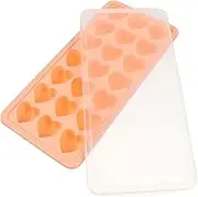 Asakkura Love Ice Box Chocolate Candy Molds - Heart Silicone Molds for Ice Cubes, Fondant, and Cake - Tray for Ice Making