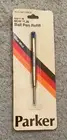 Vintage NEW Parker Original Ball Pen Refill Metal Blue Medium NOS
