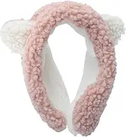[FRCOLOR] 1pc Plush Fluffy Earmuff Spa Headband Comfortable Outdoor Ear Warmer Warmers Lovely Cat Ear Shaped Muff Earmuff Headphones Headbands with Bear Ears Trolls Headband Pink