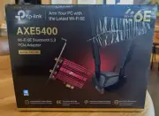 TP-Link WiFi 6E Intel AX210 AXE5400 PCIe WiFi Card (Archer TXE75E) Damage Box