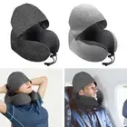 Pillow Hooded Travel Pillow Head Rest Neck Pillow Neck Sleeping Cushion