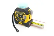 40m Laser Measure, Cross-line Laser Level, 5m Tape Measure Yellow