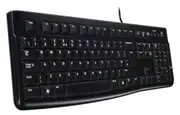 Logitech K120 Wired USB Keyboard Black [920-002582]
